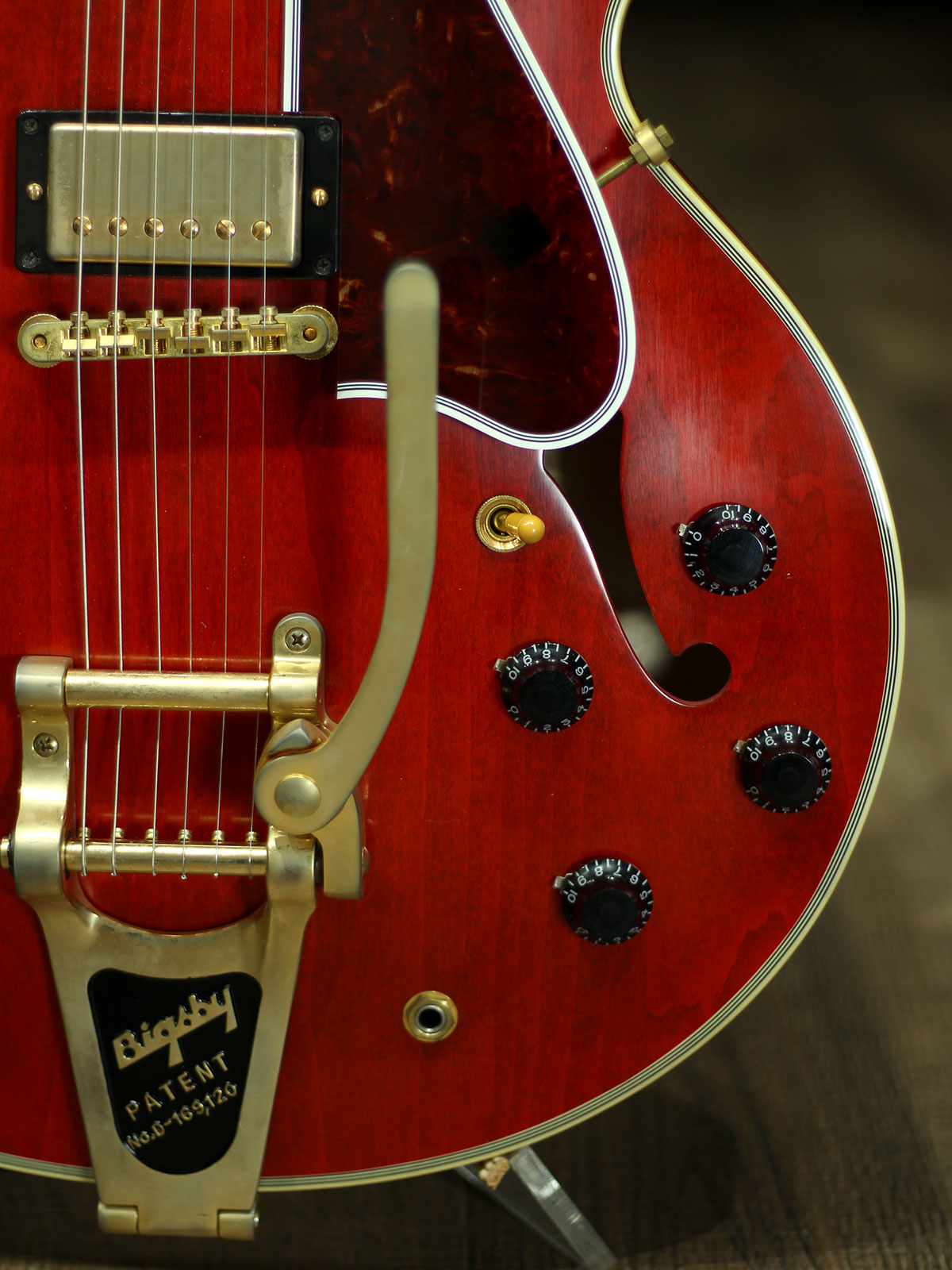 Gibson Memphis ES-355 with Bigsby VOS Sixties Cherry
